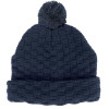 Navy Pom Pom Beanies